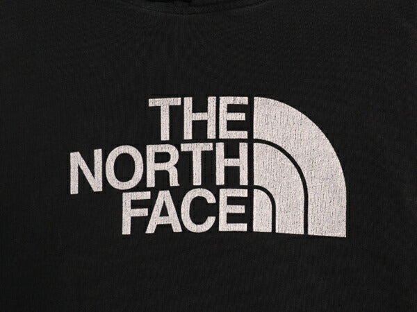 ノースフェイス プリント スウェット フード パーカー メンズ L The North Face プルオーバー 裏起毛 トレーナー アウトドア ツートン 黒