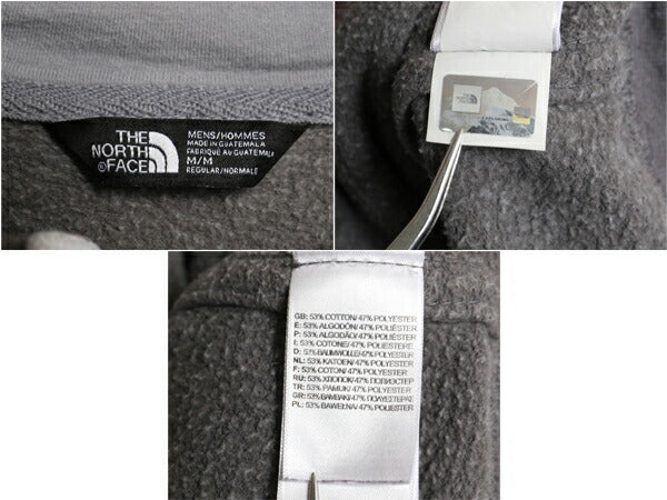 ノースフェイス プリント スウェット フード パーカー メンズ М / The North Face 裏起毛 トレーナー プルオーバー アウトドア ツートン