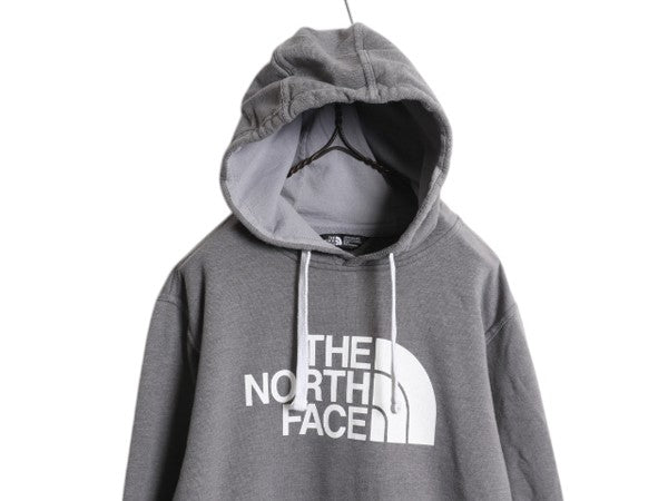 ノースフェイス プリント スウェット フード パーカー メンズ М / The North Face 裏起毛 トレーナー プルオーバー アウトドア ツートン