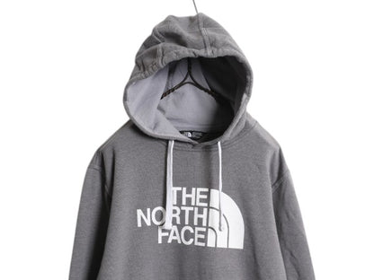 ノースフェイス プリント スウェット フード パーカー メンズ М / The North Face 裏起毛 トレーナー プルオーバー アウトドア ツートン