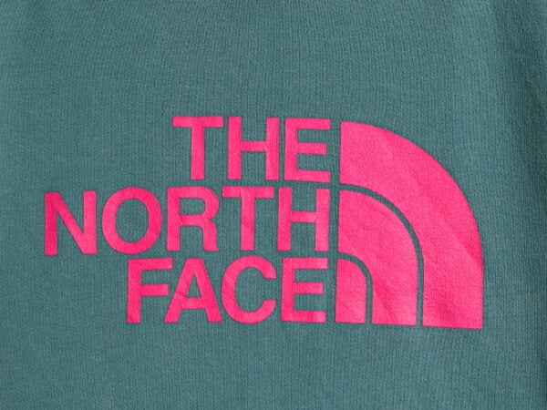 ノースフェイス プリント スウェット フード パーカー レディース М The North Face アウトドア トレーナー プルオーバー 裏起毛 ツートン