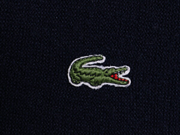 70s 80s ラコステ アクリル ニット カーディガン メンズ レディース М / ヴィンテージ IZOD LACOSTE 羽織り 前開き 糸巻タグ セーター 紺