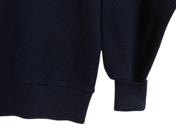 70s 80s ラコステ アクリル ニット カーディガン メンズ レディース М / ヴィンテージ IZOD LACOSTE 羽織り 前開き 糸巻タグ セーター 紺