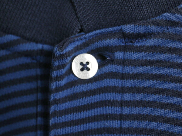 90s ブルックスブラザーズ ゴールデン フリース ボーダー 長袖 ポロシャツ メンズ XL オールド Brooks Brothers ワンポイント 大きいサイズ
