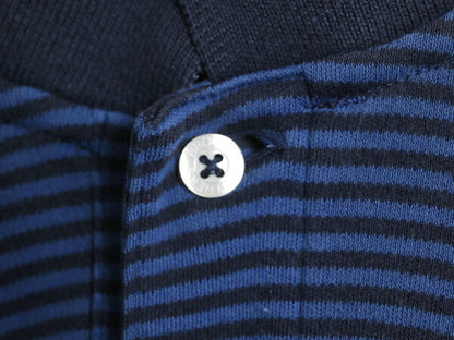 90s ブルックスブラザーズ ゴールデン フリース ボーダー 長袖 ポロシャツ メンズ XL オールド Brooks Brothers ワンポイント 大きいサイズ