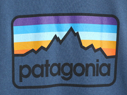 17年製 パタゴニア 両面 プリント 半袖 Tシャツ メンズ XL 古着 Patagonia アウトドア イラスト グラフィック バックプリント クルーネック