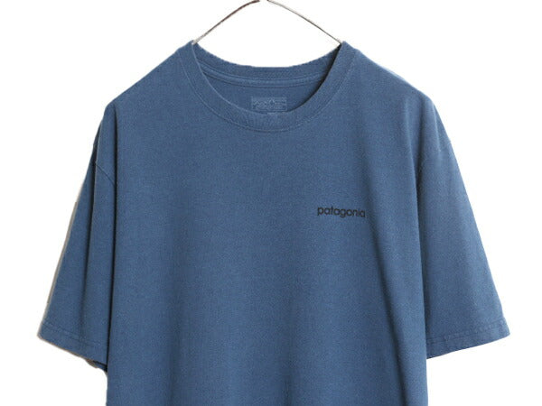 17年製 パタゴニア 両面 プリント 半袖 Tシャツ メンズ XL 古着 Patagonia アウトドア イラスト グラフィック バックプリント クルーネック