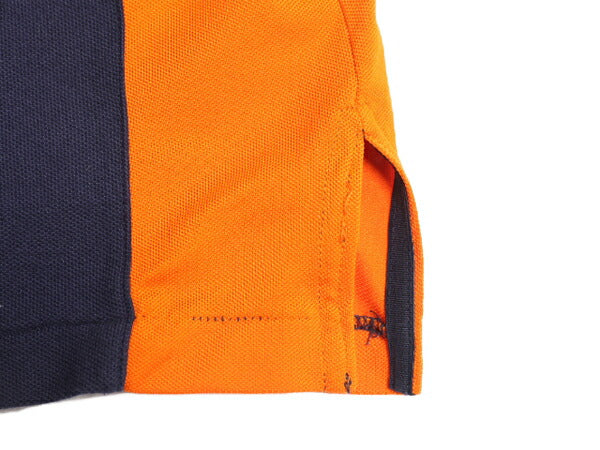 ビックポニー ラルフローレン 鹿の子 半袖 ポロシャツ メンズ XL 古着 ポロ 半袖シャツ コットン バックプリント US オープン テニス 限定