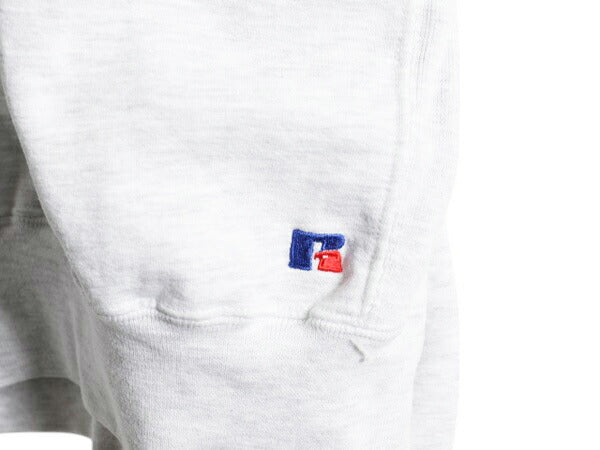 90s ラッセル 3段 カレッジ フットボール 染込みプリント スウェット メンズ XL / オールド ヘビーウェイト トレーナー 裏起毛 前V グレー