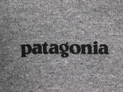 18年製 パタゴニア 両面 プリント 半袖 Tシャツ メンズ М / 古着 Patagonia アウトドア フィッツロイ P6 ボックスロゴ バックプリント 灰