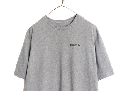 21年製 パタゴニア 両面 プリント 半袖 Tシャツ メンズ L 古着 Patagonia アウトドア  グラフィック イラスト バックプリント クルーネック