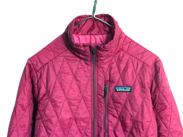 11年製 パタゴニア ナノ パフ プルオーバー レディース M / 古着 PATAGONIA ハーフジップ 中綿 ナイロン キルティング アウトドア ブルゾン