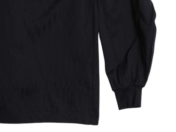 デッドストック USA製 ランズエンド タートルネック 長袖 Tシャツ メンズ L 小さめ M / ロンT コットン ロングスリーブ カットソー 無地 黒