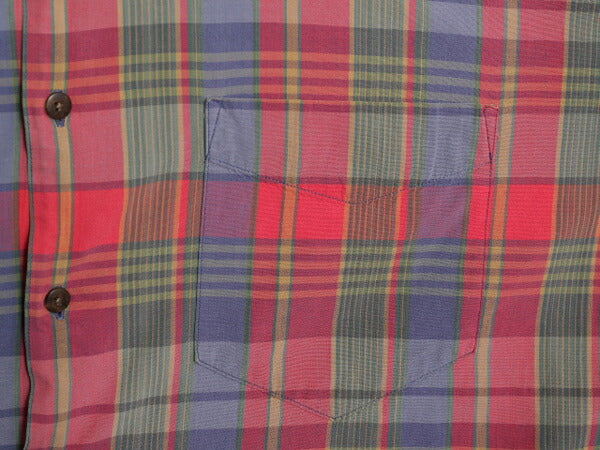 90s OLD GAP チェック 半袖 ボタンダウン シャツ メンズ XL / 90年代 オールド ギャップ 半袖シャツ 大きいサイズ マルチカラー BD 旧タグ