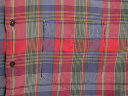 90s OLD GAP チェック 半袖 ボタンダウン シャツ メンズ XL / 90年代 オールド ギャップ 半袖シャツ 大きいサイズ マルチカラー BD 旧タグ