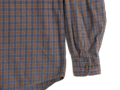 90s ドッカーズ リーバイス チェック 長袖 シャツ メンズ L 古着 90年代 オールド LEVIS DOCKERS ポケット付き マルチカラー 総柄シャツ