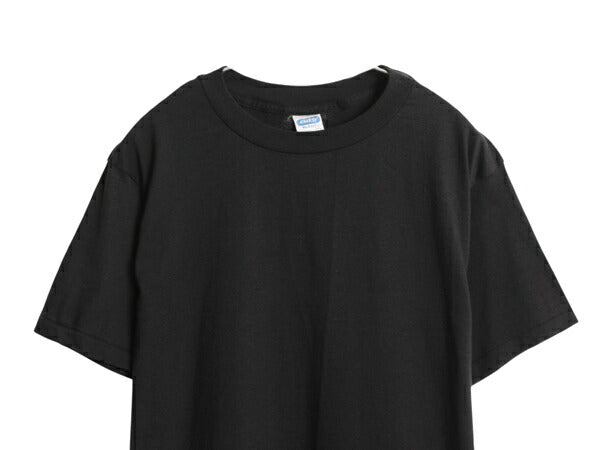 デッドストック 80s USA製 アンビル 無地 半袖 Tシャツ メンズ L 小さめ M 程 新品 ヴィンテージ シングルステッチ カットソー ブランク 黒