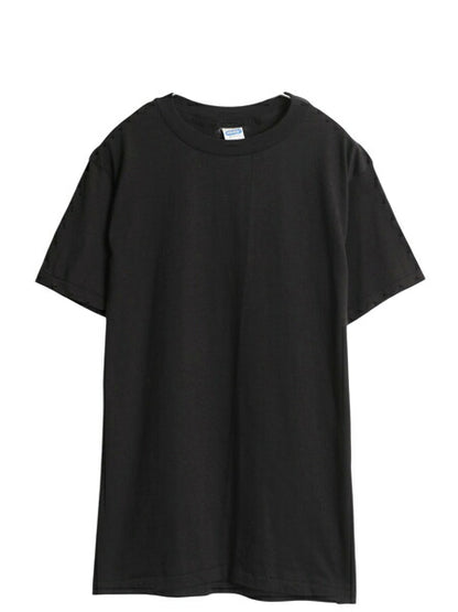デッドストック 80s USA製 アンビル 無地 半袖 Tシャツ メンズ L 小さめ M 程 新品 ヴィンテージ シングルステッチ カットソー ブランク 黒