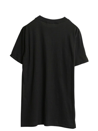 デッドストック 80s USA製 アンビル 無地 半袖 Tシャツ メンズ L 小さめ M 程 新品 ヴィンテージ シングルステッチ ブランク カットソー 黒