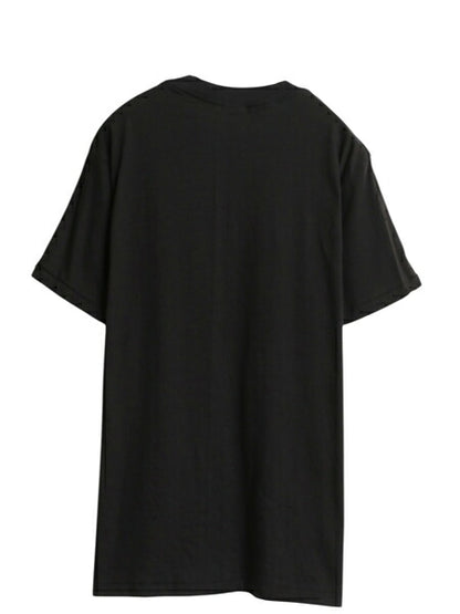 デッドストック 80s USA製 アンビル 無地 半袖 Tシャツ メンズ L 小さめ M 程 新品 ヴィンテージ シングルステッチ カットソー 黒 ブランク
