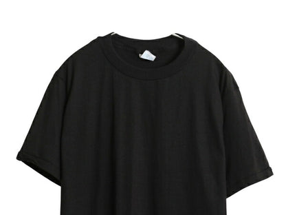 デッドストック 80s USA製 アンビル 無地 半袖 Tシャツ メンズ L 小さめ M 程 新品 ヴィンテージ シングルステッチ カットソー 黒 ブランク