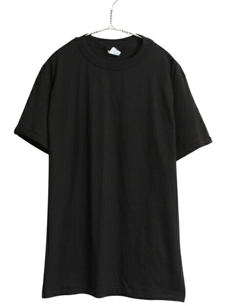 デッドストック 80s USA製 アンビル 無地 半袖 Tシャツ メンズ L 小さめ M 程 新品 ヴィンテージ シングルステッチ カットソー 黒 ブランク