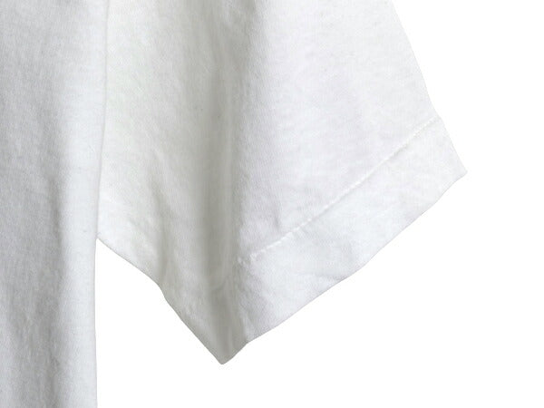 70s USA製 フルーツオブザルーム Vネック 無地 半袖 Tシャツ S 小さめ メンズ XS 程/ ヴィンテージ シングルステッチ インナー カットソー