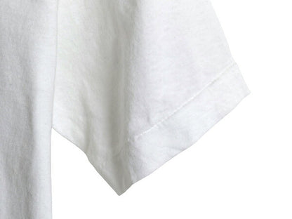 70s USA製 フルーツオブザルーム Vネック 無地 半袖 Tシャツ S 小さめ メンズ XS 程/ ヴィンテージ シングルステッチ インナー カットソー