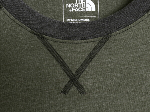 ノースフェイス ロゴ プリント 長袖 ベースボール Tシャツ メンズ S / 古着 アウトドア ラグラン ロンT ロゴT ロングTシャツ 前V ツートン