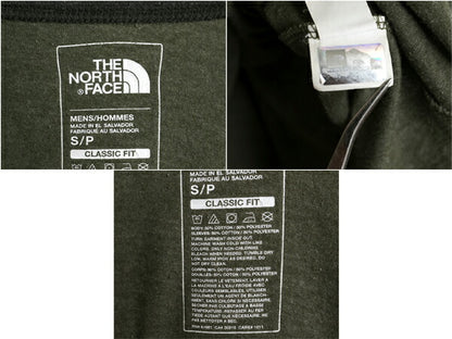 ノースフェイス ロゴ プリント 長袖 ベースボール Tシャツ メンズ S / 古着 アウトドア ラグラン ロンT ロゴT ロングTシャツ 前V ツートン