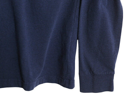 パタゴニア 両面 プリント 長袖 Tシャツ メンズ M 18年製 アウトドア ロンT ロングスリーブ P6 バックプリント ボックスロゴ カットソー 紺