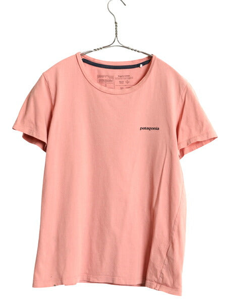 パタゴニア 両面 プリント 半袖 Tシャツ レディース S / 古着 23年製 アウトドア オーガニック コットン P6 バックプリント ボックスロゴ