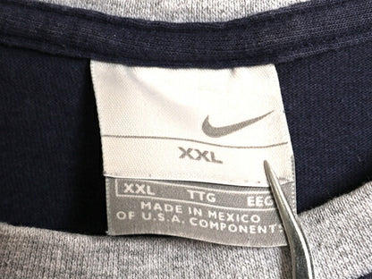 00s ナイキ ワンポイント スモール スウッシュ 刺繍 半袖 Tシャツ メンズ XXL オールド ヘビーウェイト リンガー カットソー 大きいサイズ