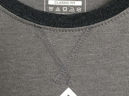 ノースフェイス ロゴ プリント ベースボール Tシャツ レディース XL / アウトドア 7分丈 ラグラン ロンT ロゴT 長袖Tシャツ 前V ツートン