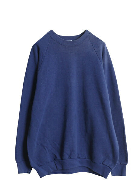 90s USA製 フルーツオブザルーム 無地 スウェット メンズ レディース XXL 古着 オールド トレーナー 裏起毛 ブランク 大きいサイズ ブルー