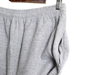 デッドストック 90s USA製 PURE SWEAT 無地 スウェット パンツ メンズ XL オールド 裏起毛 トレーナー ポケット付き イージーパンツ グレー