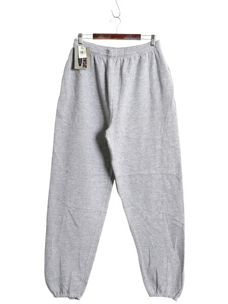 デッドストック 90s USA製 PURE SWEAT 無地 スウェット パンツ メンズ XL オールド 裏起毛 トレーナー ポケット付き イージーパンツ グレー