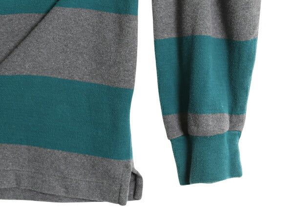 90s オールド ギャップ タートルネック ボーダー 長袖 Tシャツ メンズ L / ロンT スムース ストレッチ コットン シングルステッチ ツートン