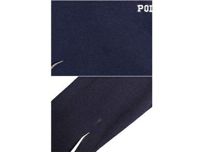 ポロ ラルフローレン サーマル 長袖 Tシャツ メンズ XL / ロンT ロングスリーブ ストレッチ カットソー ワッフル ワンポイント 星条旗 紺