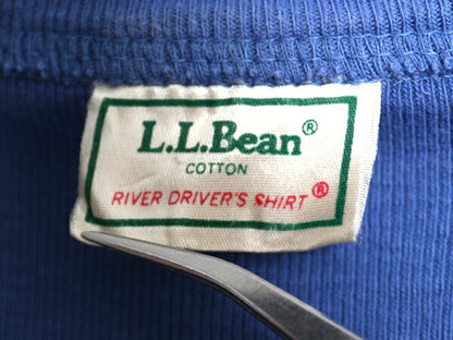 80s エルエルビーン ヘンリーネック 長袖 Tシャツ メンズ S レディース M 程 古着 ヴィンテージ ロンT アンダーシャツ カットソー トップス
