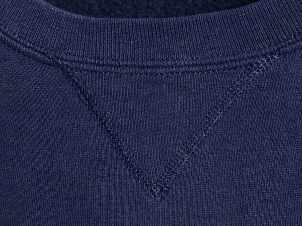 90s ラッセル 無地 スウェット メンズ レディース XXL / 90年代 オールド RUSSELL トレーナー 前V 裏起毛 スエット クルーネック ネイビー