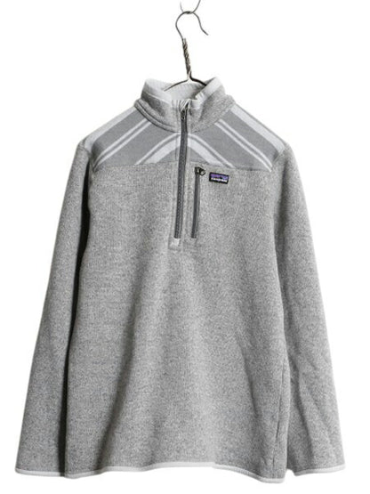 パタゴニア ベターセーター ハーフジップ キッズ XXL メンズ XS 程/ 13年製 Patagonia プルオーバー フリース ジャケット ブルゾン 裏起毛