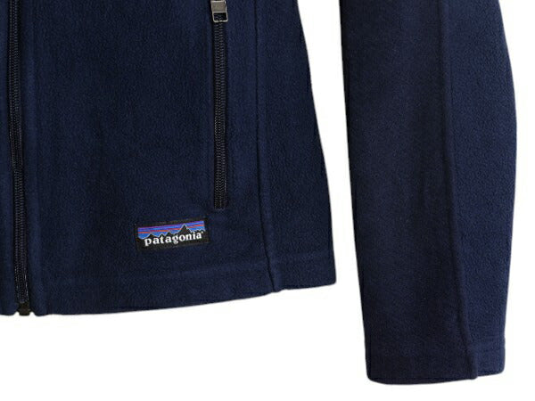 パタゴニア シンプル シンチラ ジャケット レディース XS 古着 14年製 Patagonia アウトドア フリース ジャンパー ブルゾン フルジップ 紺