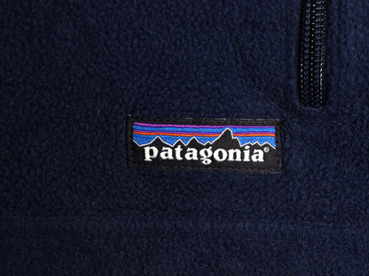 パタゴニア シンプル シンチラ ジャケット レディース XS 古着 14年製 Patagonia アウトドア フリース ジャンパー ブルゾン フルジップ 紺