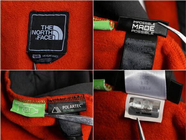 ノースフェイス デナリ ジャケット メンズ S / 古着 The North Face DENALI アウトドア フリース ナイロン ブルゾン フルジップ ツートン