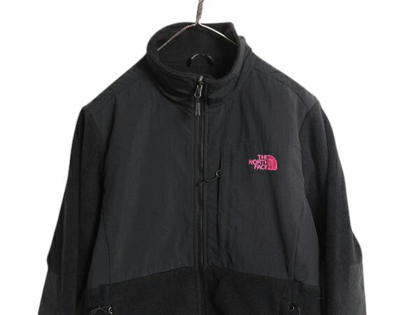 ノースフェイス デナリ ジャケット レディース L / The North Face DENALI アウトドア ブラック フリース ナイロン ブルゾン フルジップ 黒