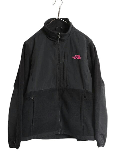 ノースフェイス デナリ ジャケット レディース L / The North Face DENALI アウトドア ブラック フリース ナイロン ブルゾン フルジップ 黒