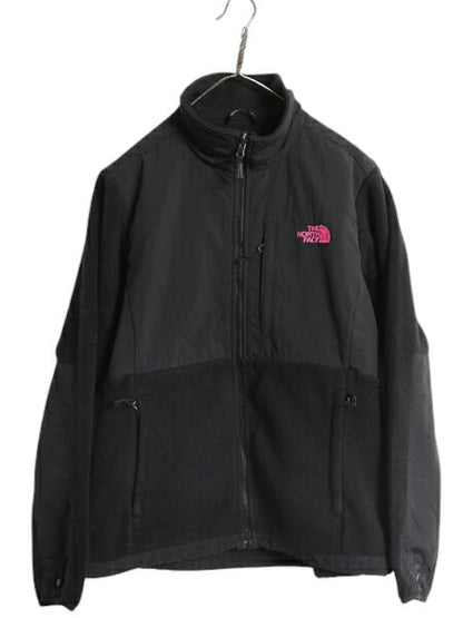 ノースフェイス デナリ ジャケット レディース L / The North Face DENALI アウトドア ブラック フリース ナイロン ブルゾン フルジップ 黒