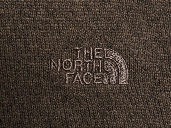 ノースフェイス ハーフジップ セーター フリース ジャケット メンズ L 古着 The North face アウトドア ニット プルオーバー ジャンパー 茶