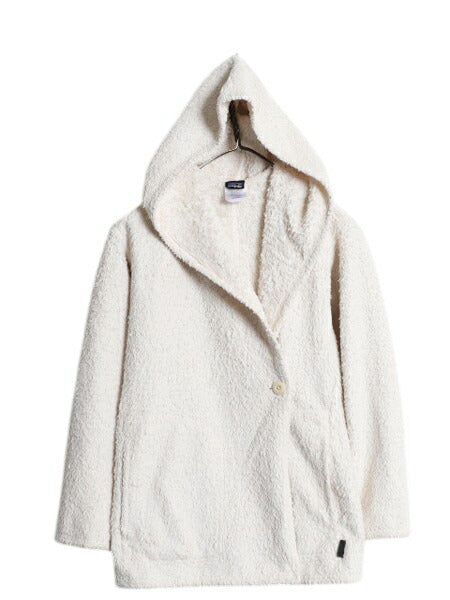パタゴニア シンチラ ハイプラッシュ ジャケット ガールズ M 140cm 程 / 08年製 Patagonia アウトドア パイル ボア フリース カーディガン